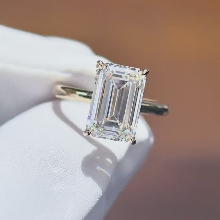 Classic-Emerald-cut-solitaire-engagement-ring